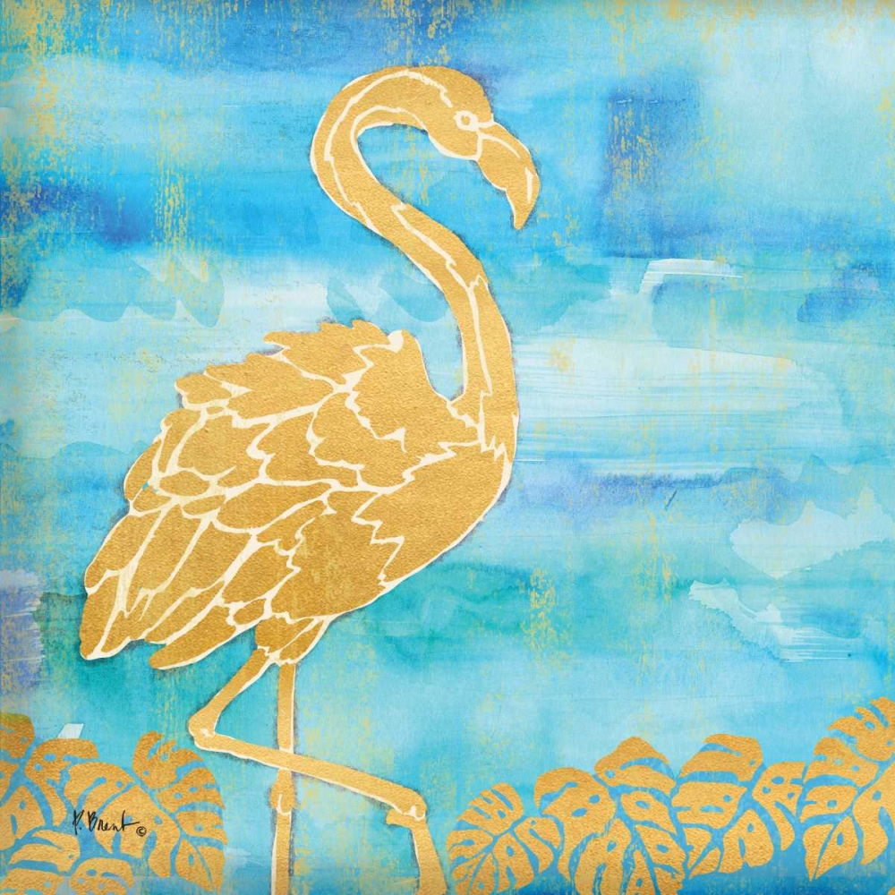 Aurora Flamingo art print by Paul Brent for $57.95 CAD