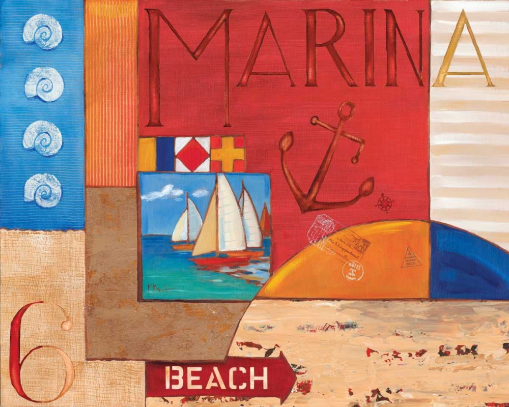 Portofino Collage II art print by Paul Brent for $57.95 CAD