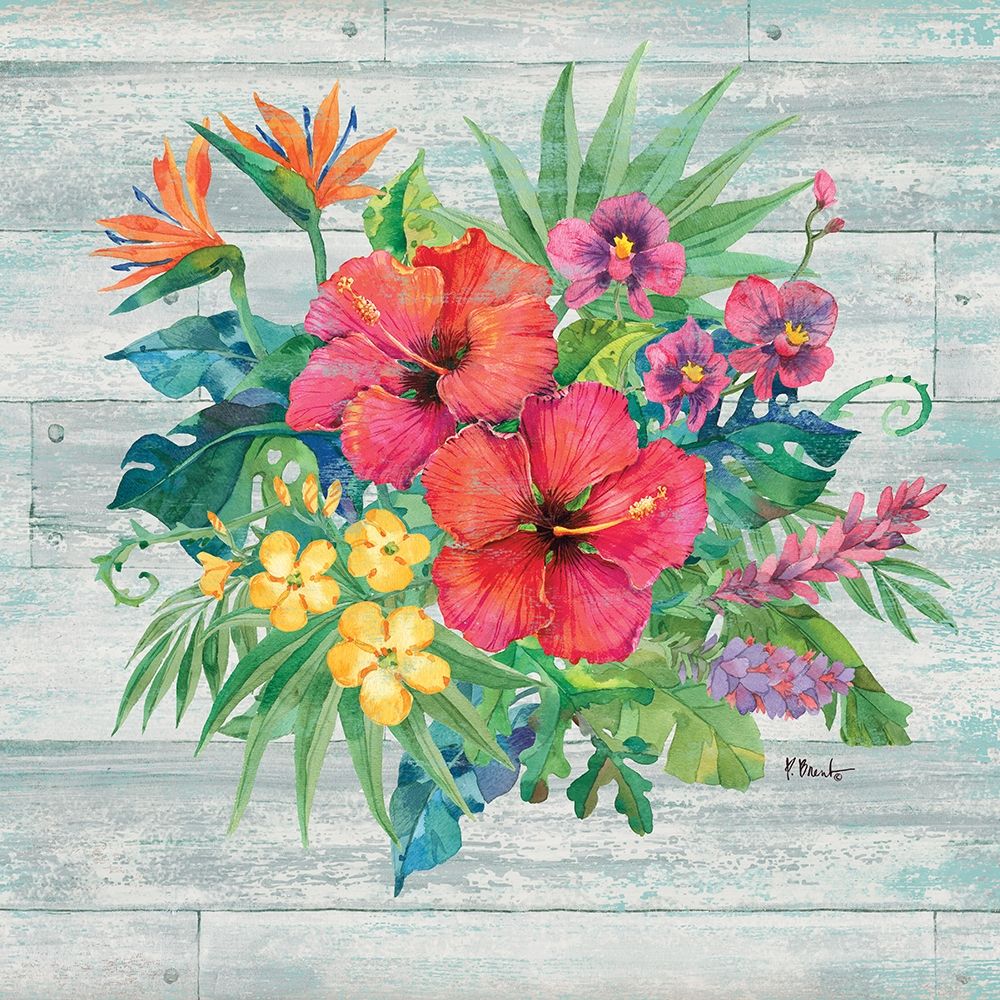 Island Floral II art print by Paul Brent for $57.95 CAD