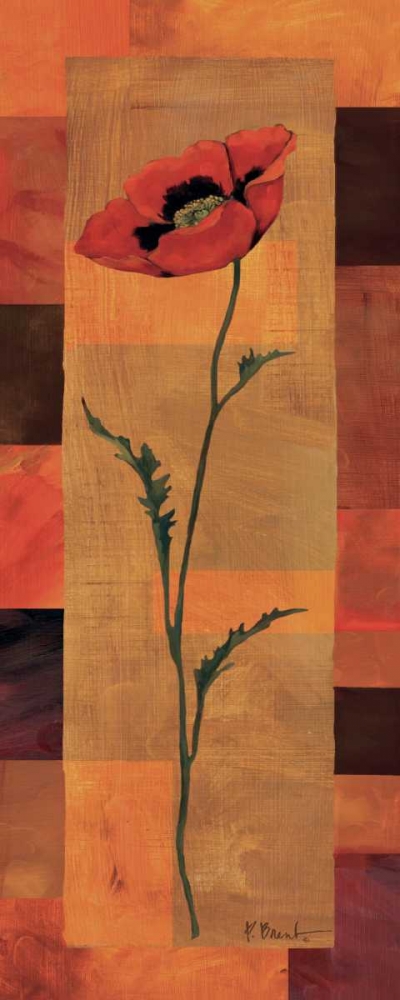 Goa Poppy Panel II art print by Paul Brent for $57.95 CAD