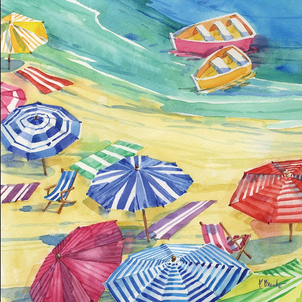 Umbrella Cove I art print by Paul Brent for $57.95 CAD
