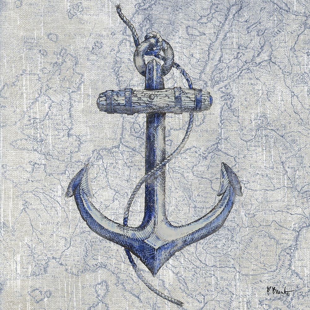Vintage Nautical I art print by Paul Brent for $57.95 CAD