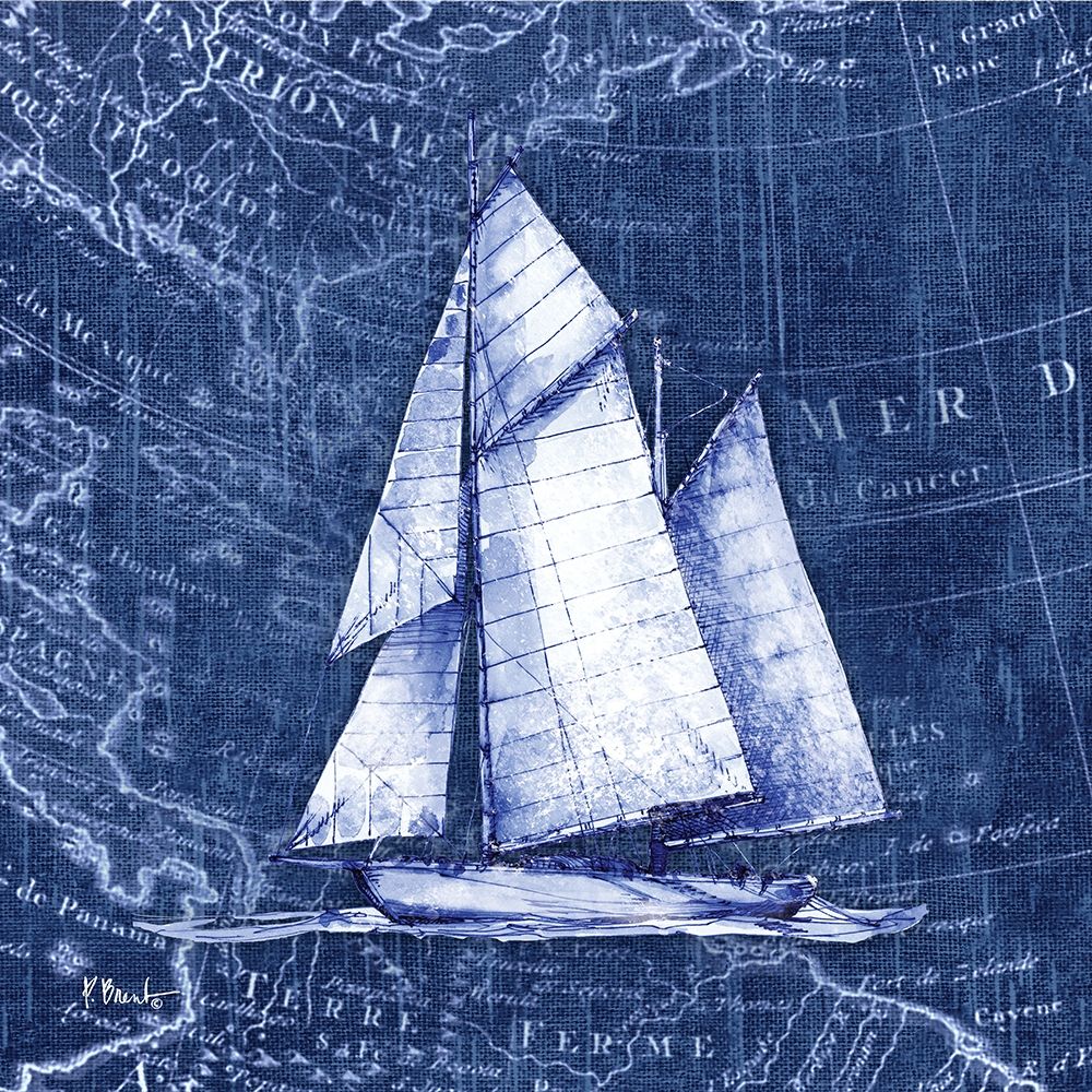 Vintage Nautical III art print by Paul Brent for $57.95 CAD