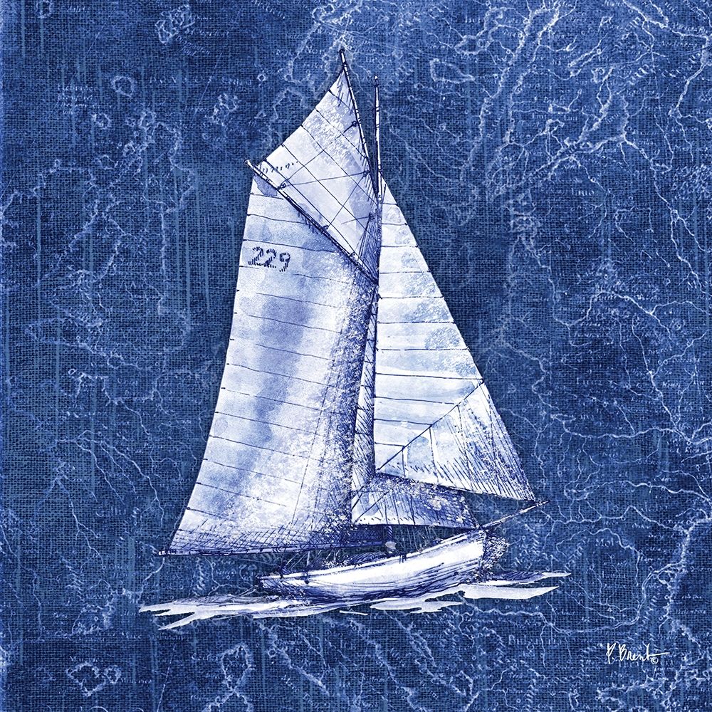 Vintage Nautical IV art print by Paul Brent for $57.95 CAD