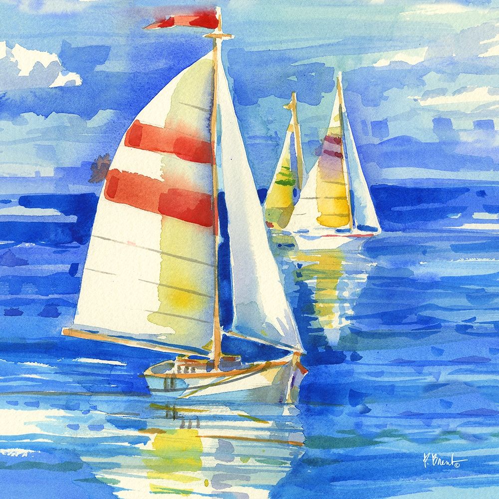 Cape Sailboats I art print by Paul Brent for $57.95 CAD