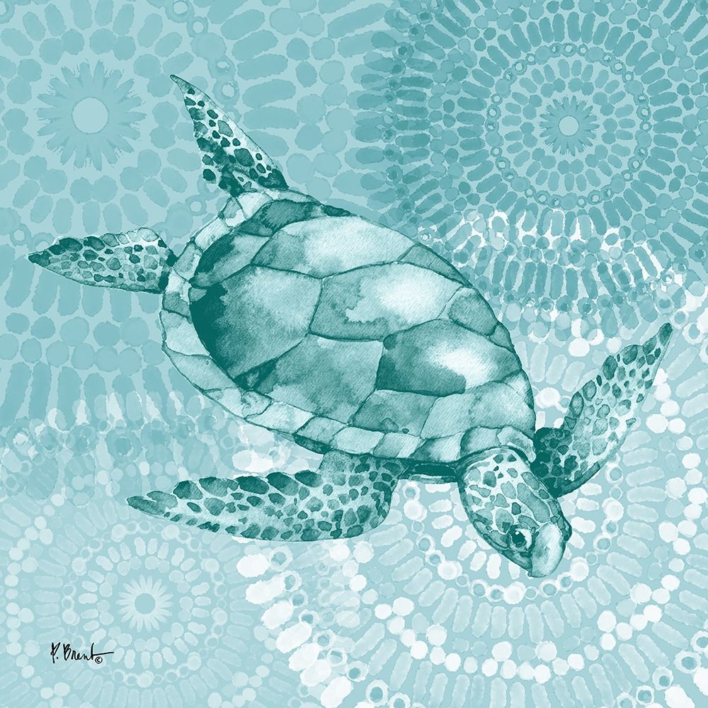 Mandala Sealife I art print by Paul Brent for $57.95 CAD