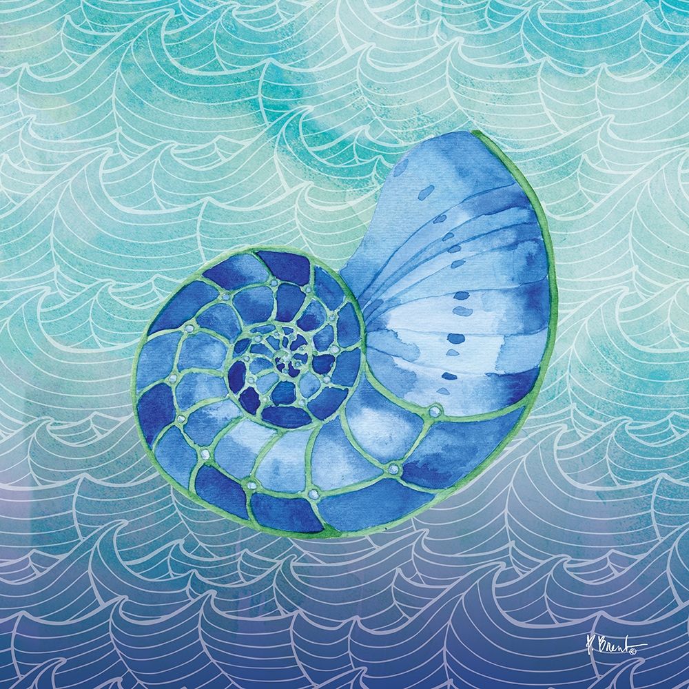 Oceanwave I art print by Paul Brent for $57.95 CAD