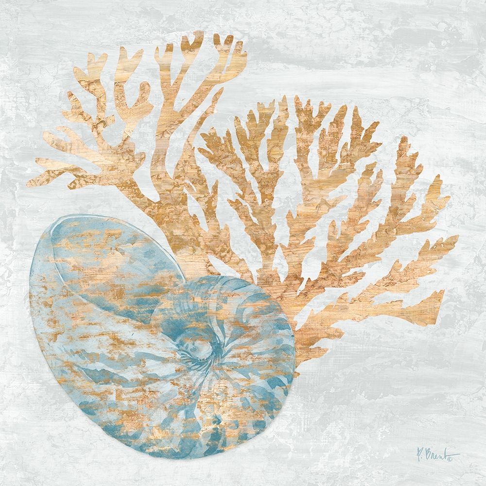 Shimmering Shells I art print by Paul Brent for $57.95 CAD