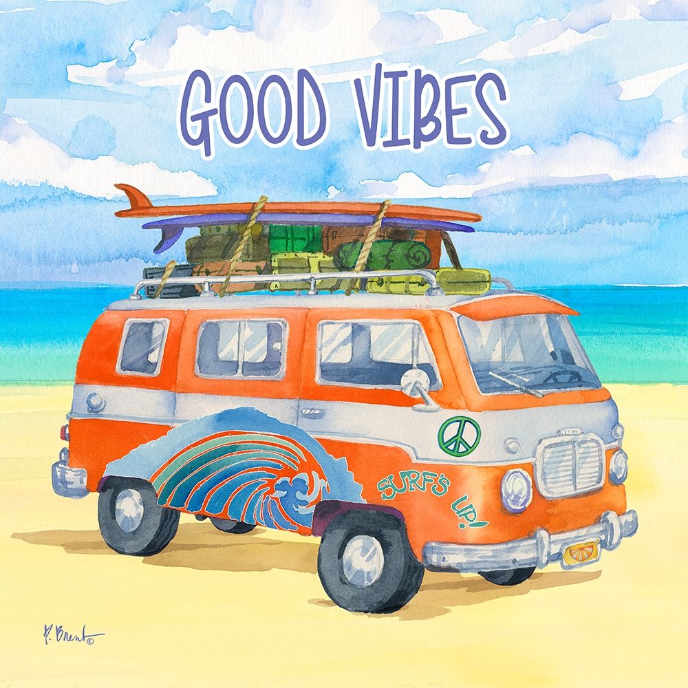 Surf Voyage I art print by Paul Brent for $57.95 CAD