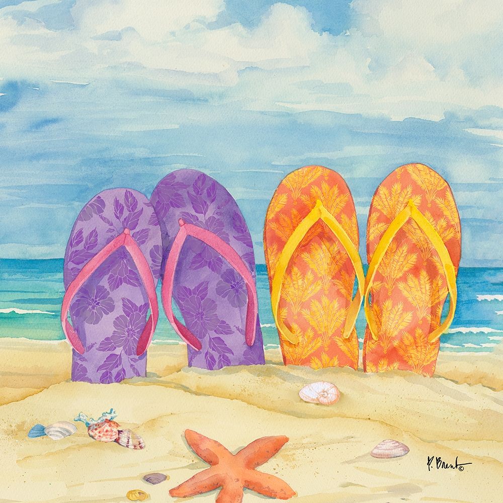Toes in the Sand I art print by Paul Brent for $57.95 CAD