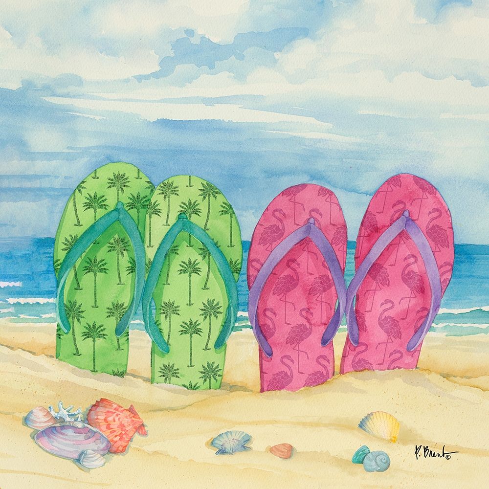 Toes in the Sand II art print by Paul Brent for $57.95 CAD