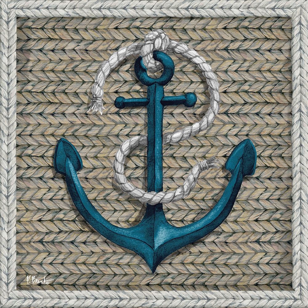 Nautical Basketweave II art print by Paul Brent for $57.95 CAD