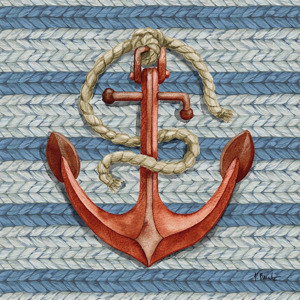 Nautical Basketweave III art print by Paul Brent for $57.95 CAD