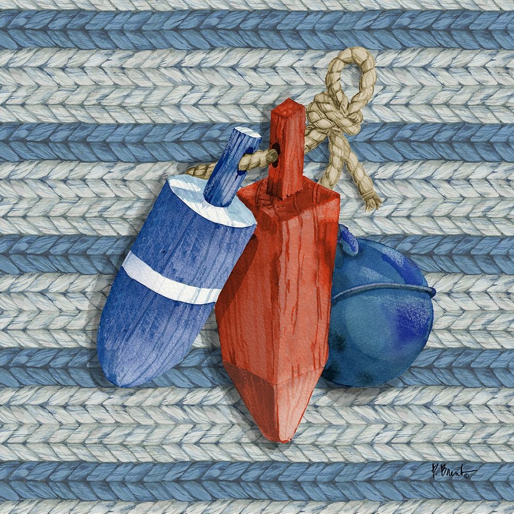 Nautical Basketweave IV art print by Paul Brent for $57.95 CAD