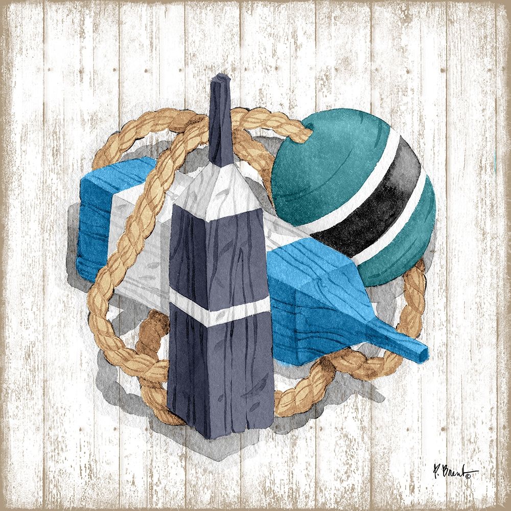 Fairhaven Buoys II art print by Paul Brent for $57.95 CAD