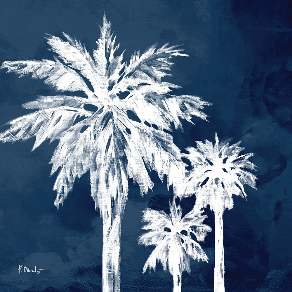 Cyano Palms I art print by Paul Brent for $57.95 CAD