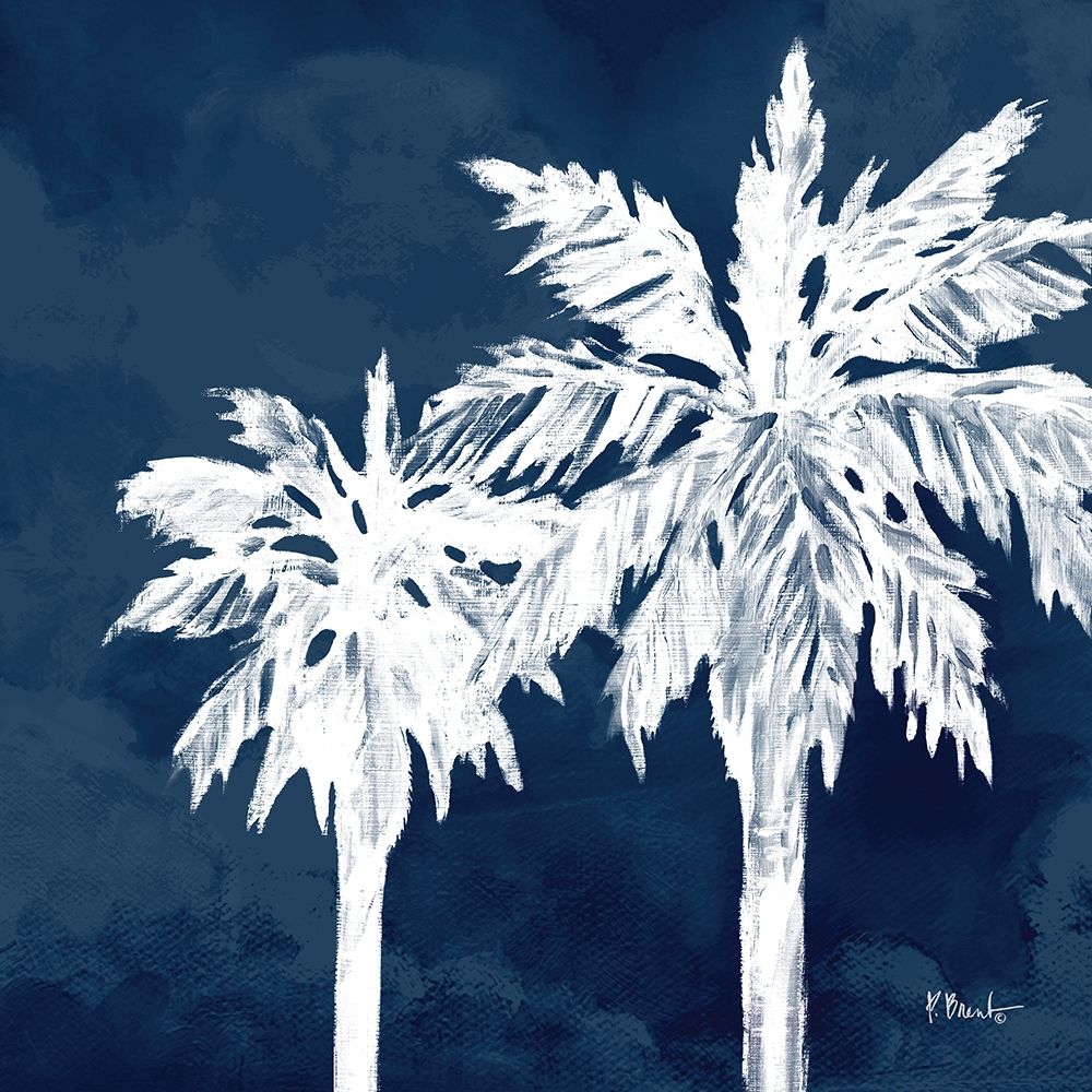 Cyano Palms II art print by Paul Brent for $57.95 CAD
