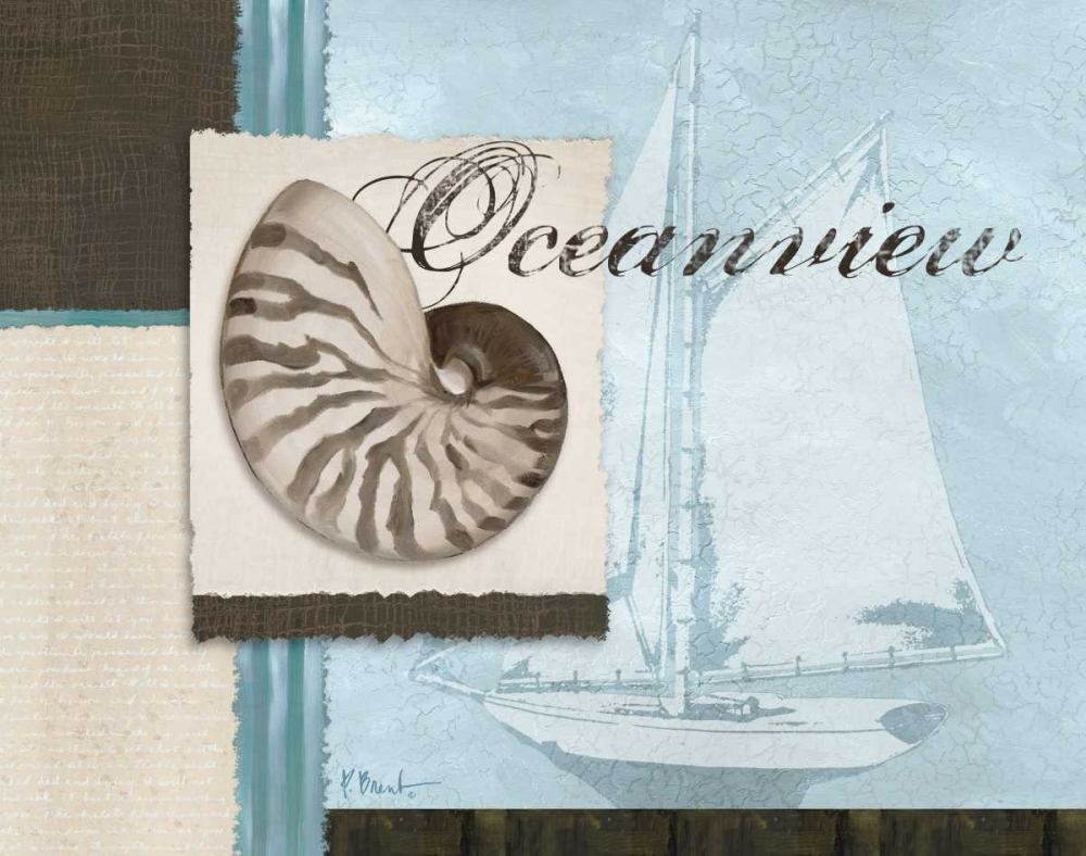 Scrapbook Shell I art print by Paul Brent for $57.95 CAD