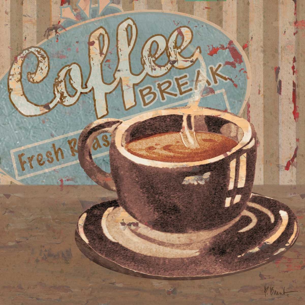 Coffee Brew Sign I art print by Paul Brent for $57.95 CAD