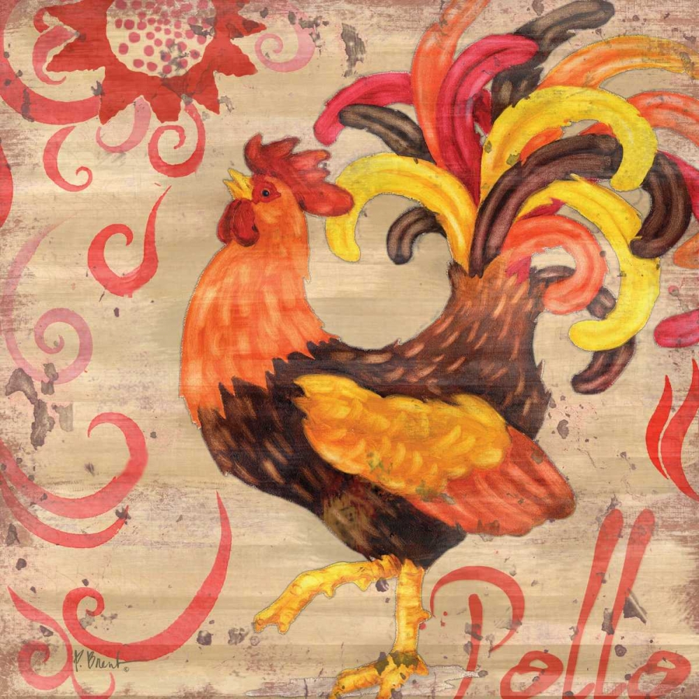 Royale Rooster II art print by Paul Brent for $57.95 CAD