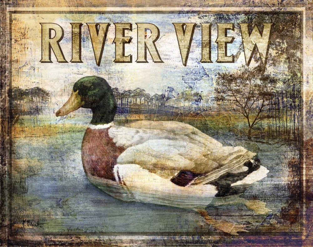 Duck Sign I art print by Paul Brent for $57.95 CAD