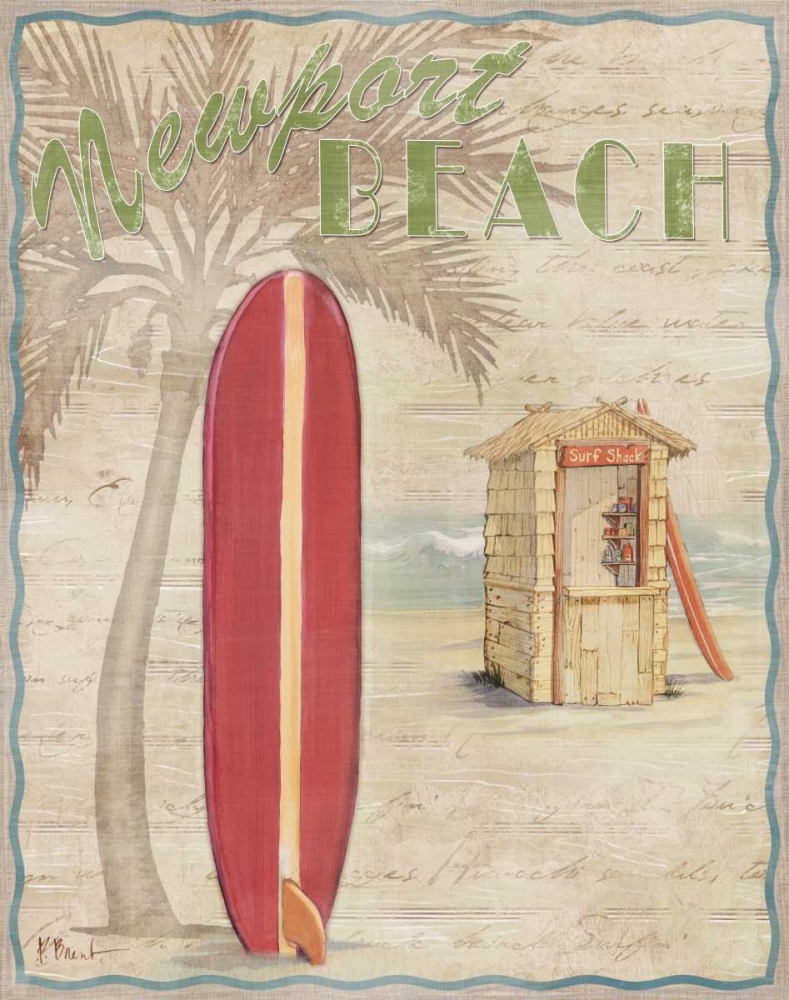 Surf City I art print by Paul Brent for $57.95 CAD