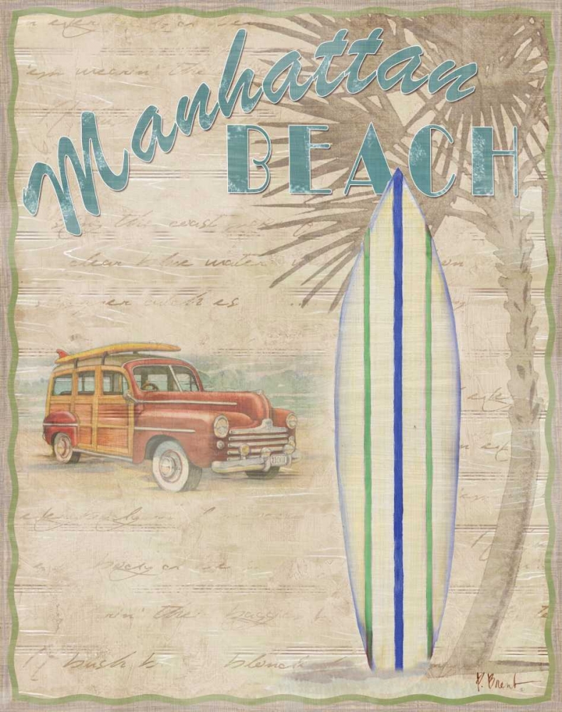 Surf City II art print by Paul Brent for $57.95 CAD