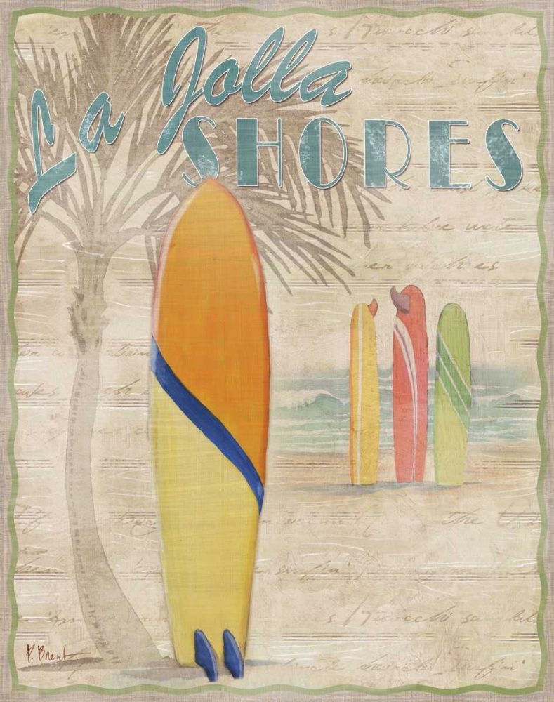 Surf City III art print by Paul Brent for $57.95 CAD