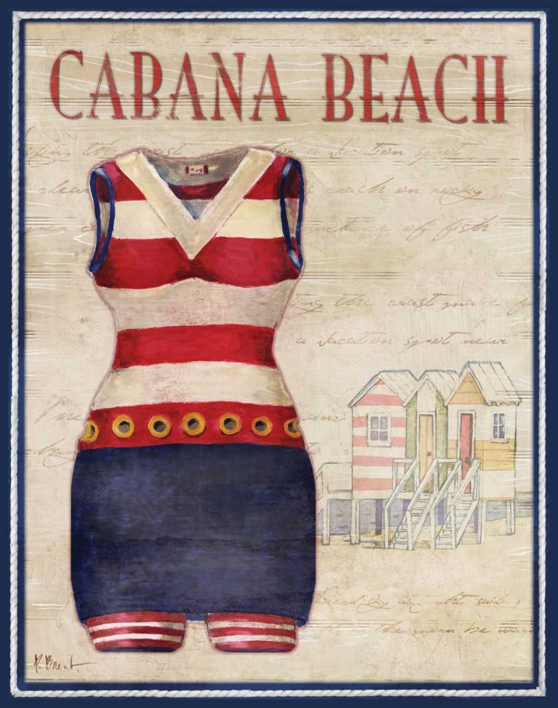 Cabana Beach art print by Paul Brent for $57.95 CAD