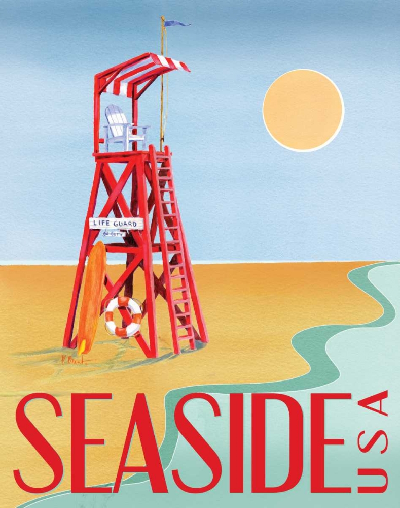 Beach Watch I art print by Paul Brent for $57.95 CAD