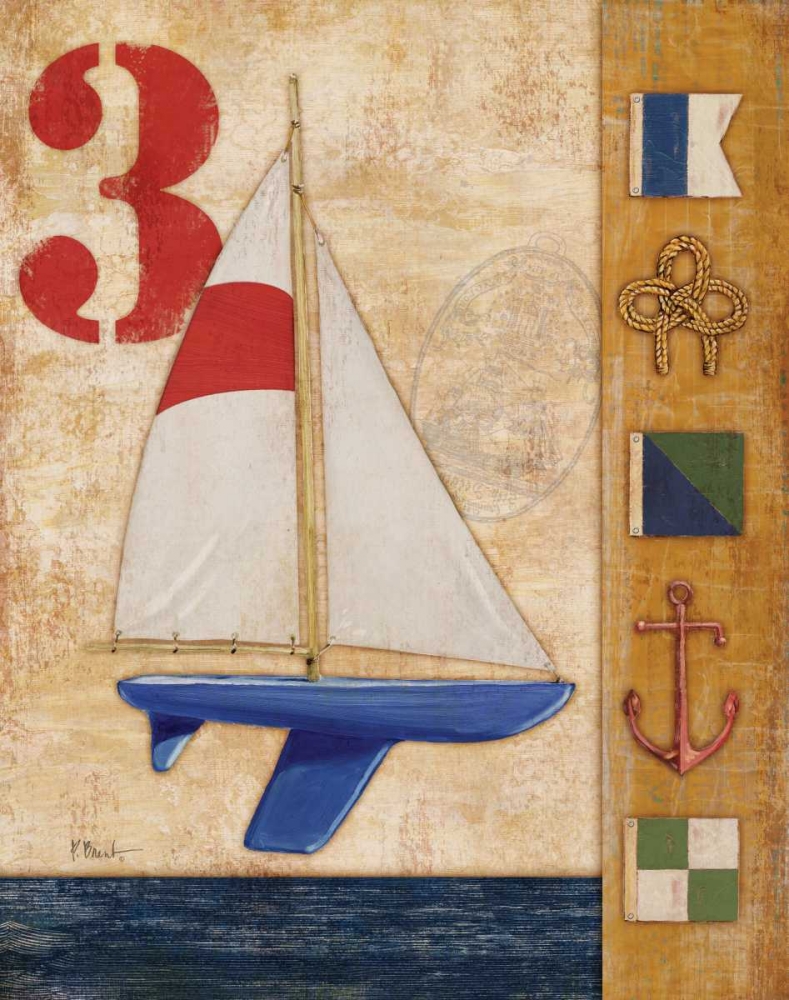Model Yacht Collage II art print by Paul Brent for $57.95 CAD