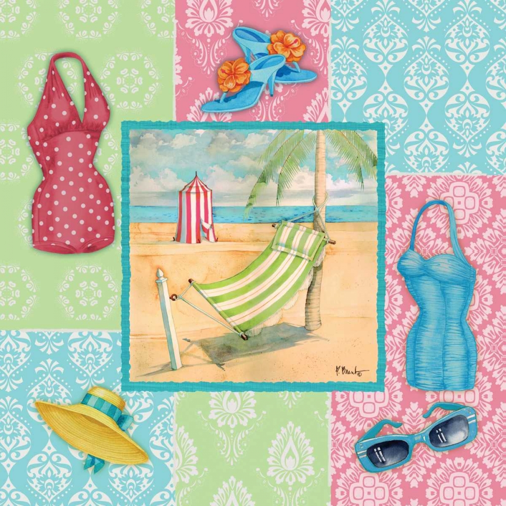 Beach Wear I art print by Paul Brent for $57.95 CAD