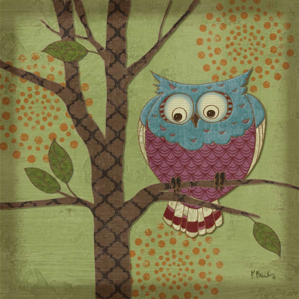 Fantasy Owls III art print by Paul Brent for $57.95 CAD