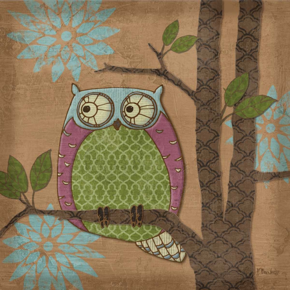 Fantasy Owls IV art print by Paul Brent for $57.95 CAD