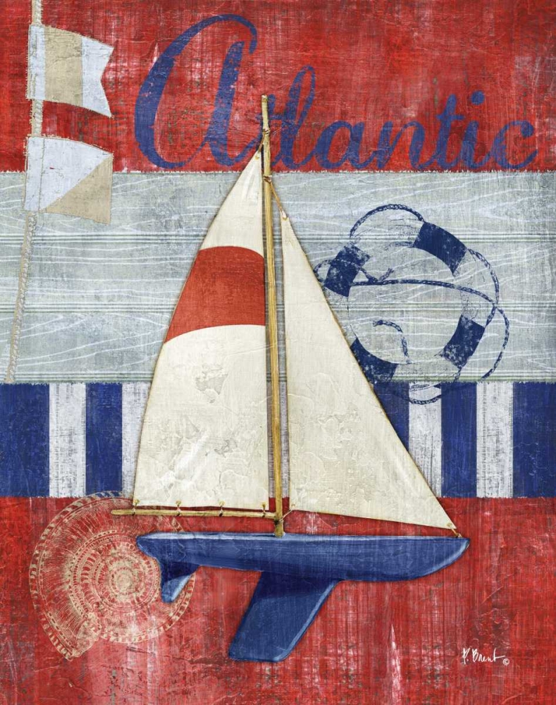 Maritime Boat I art print by Paul Brent for $57.95 CAD