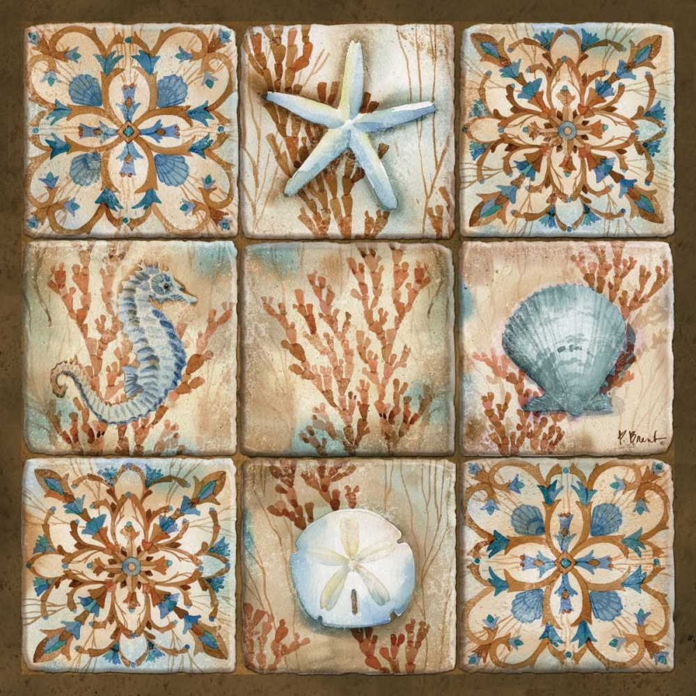 Sea Isle Collage II art print by Paul Brent for $57.95 CAD