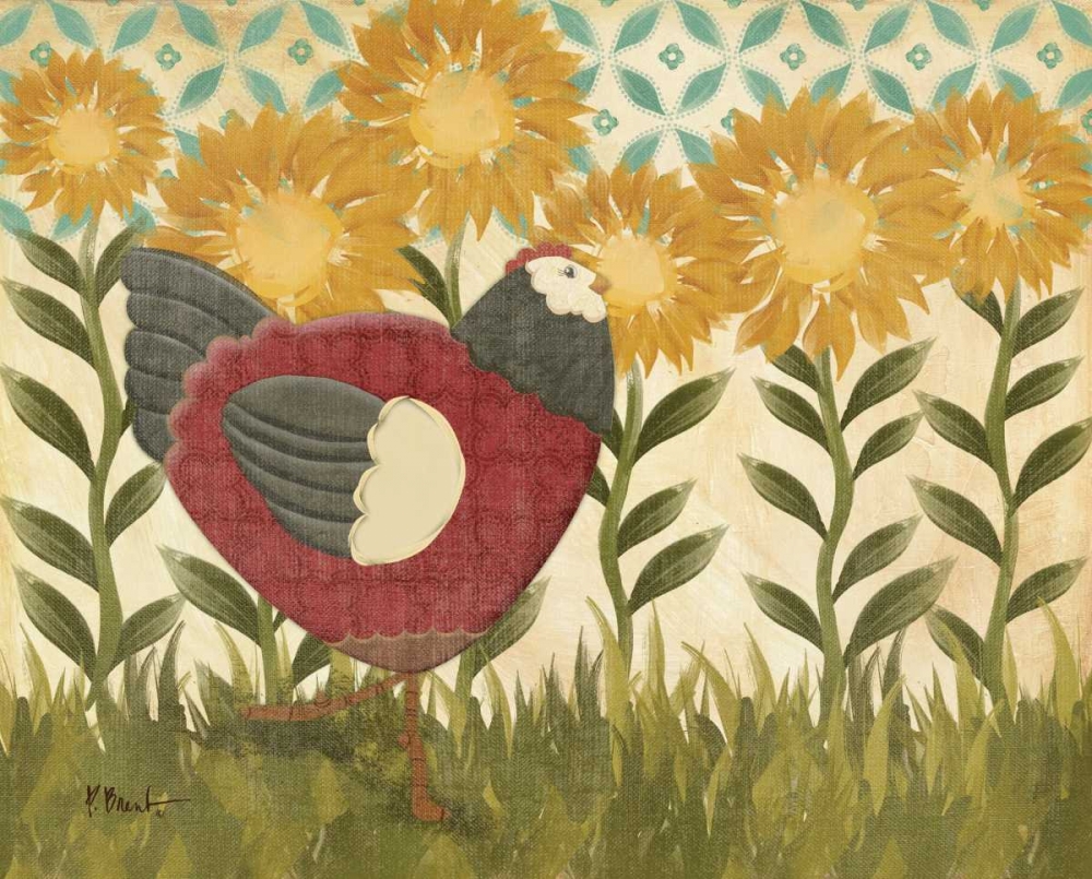 Sunny Hen I art print by Paul Brent for $57.95 CAD
