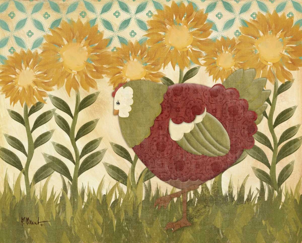 Sunny Hen II art print by Paul Brent for $57.95 CAD