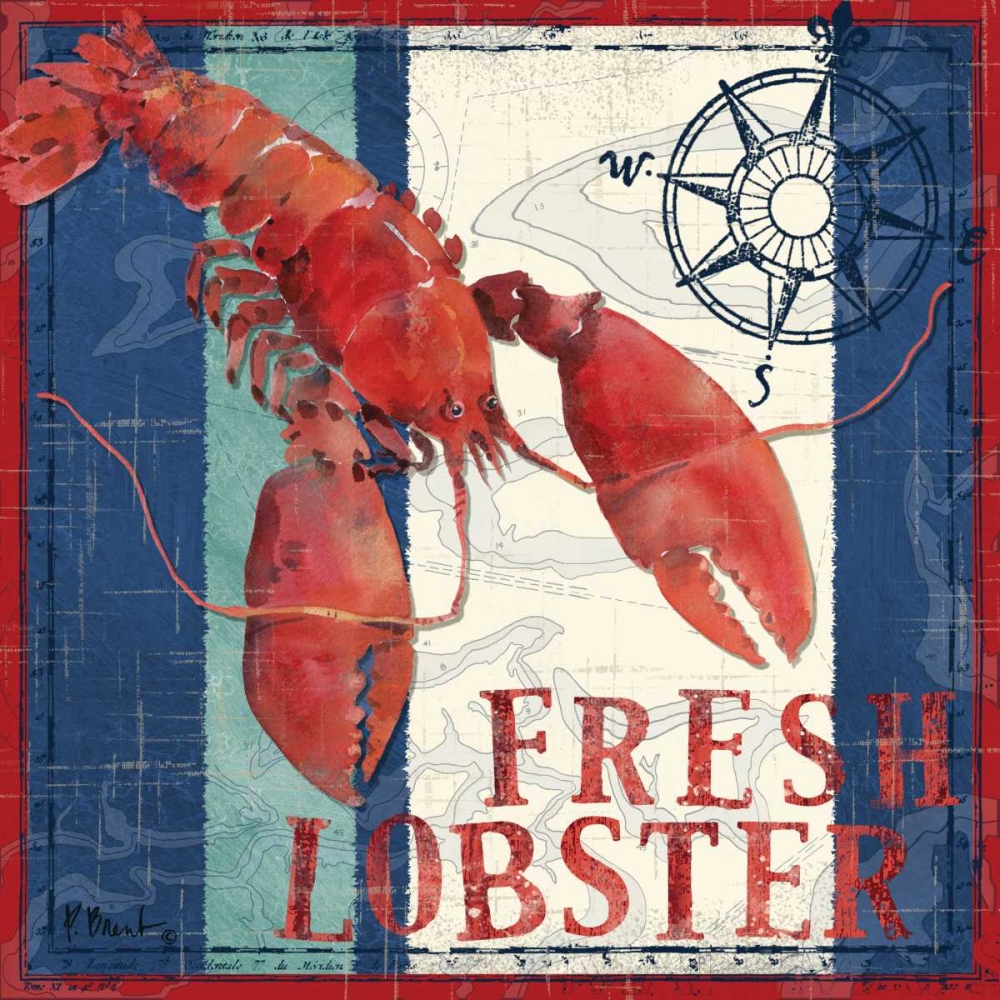 Deep Sea Lobster art print by Paul Brent for $57.95 CAD