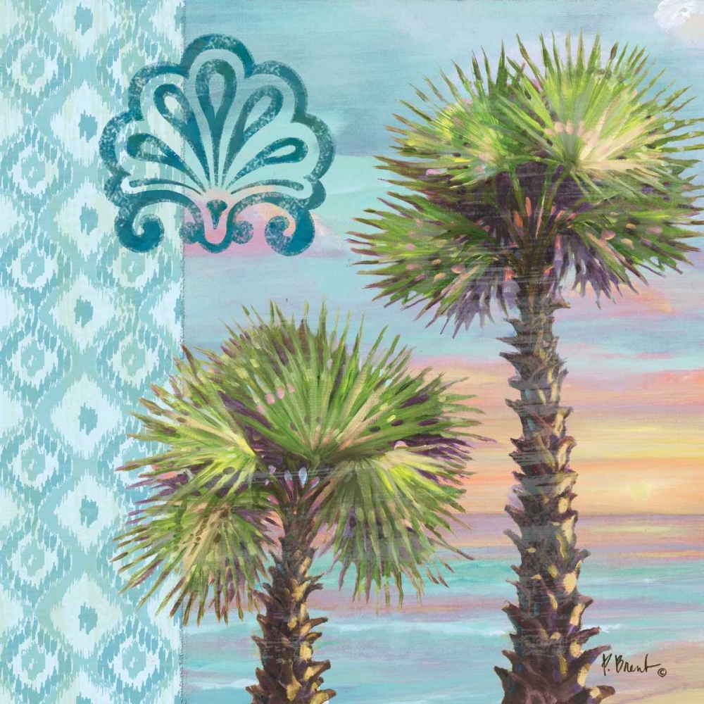 Palm Duo Collage I art print by Paul Brent for $57.95 CAD