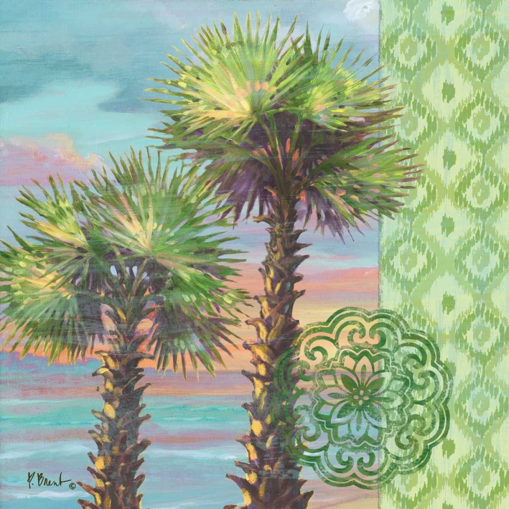 Palm Duo Collage II art print by Paul Brent for $57.95 CAD