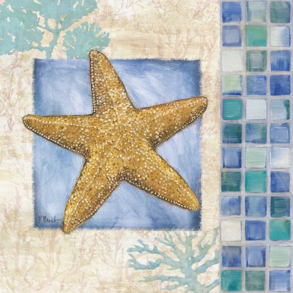 Mosaic Shell Collage VI art print by Paul Brent for $57.95 CAD