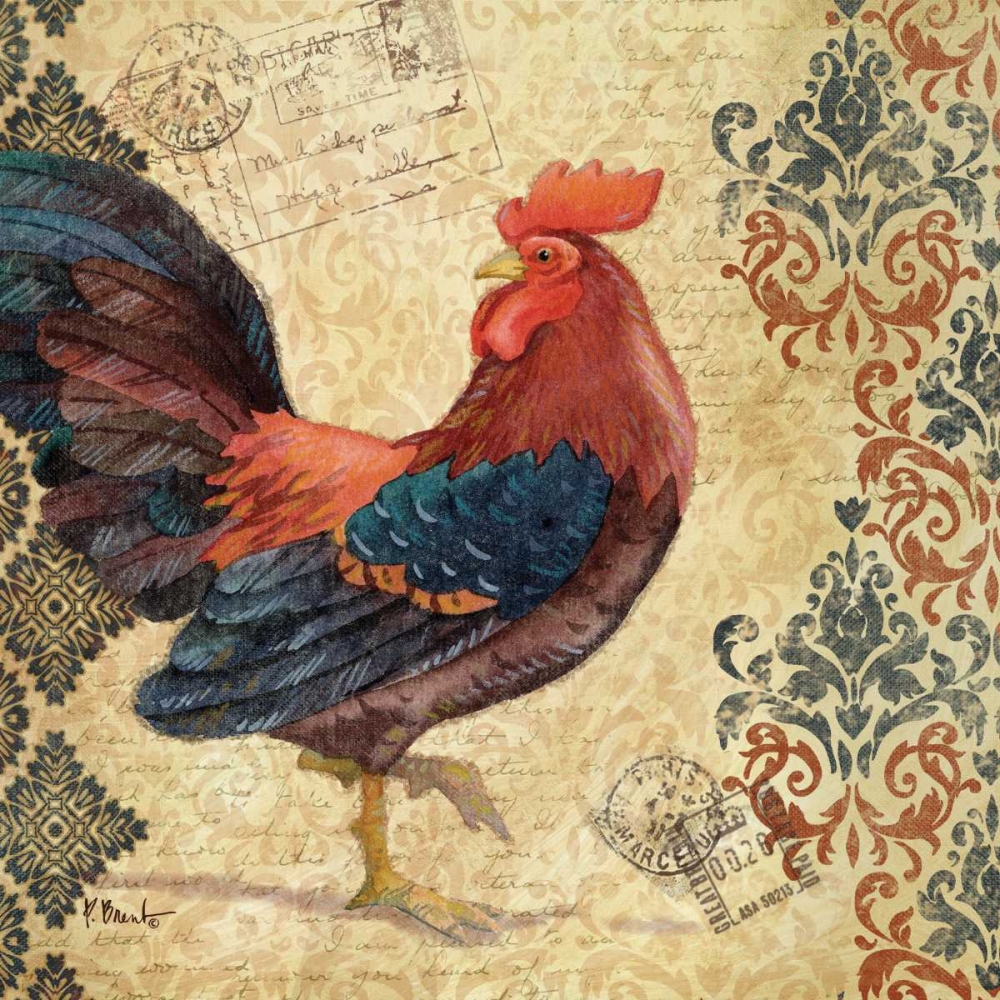 Gourmet Rooster I art print by Paul Brent for $57.95 CAD
