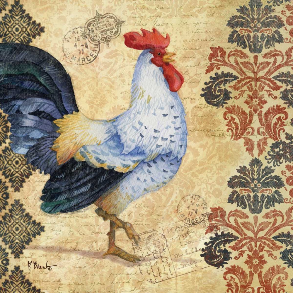 Gourmet Rooster III art print by Paul Brent for $57.95 CAD