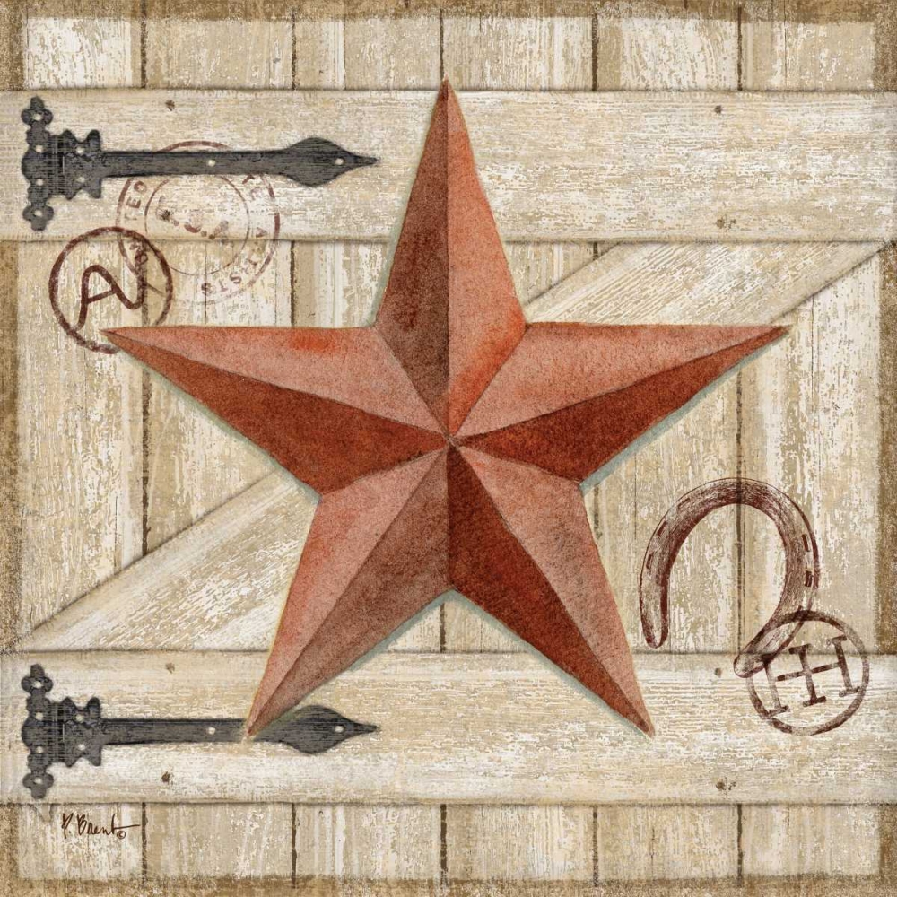 Barn Star I art print by Paul Brent for $57.95 CAD