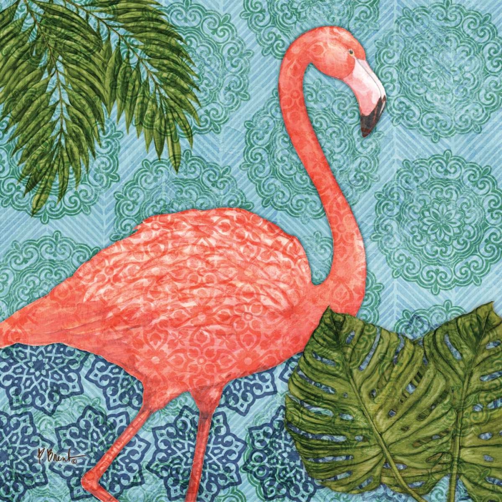 Bahama Flamingo I art print by Paul Brent for $57.95 CAD