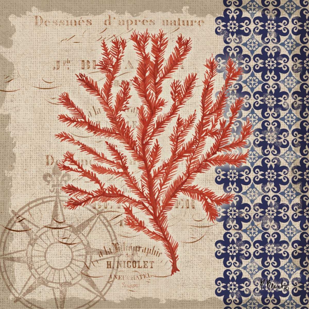 Burlap Coral II art print by Paul Brent for $57.95 CAD