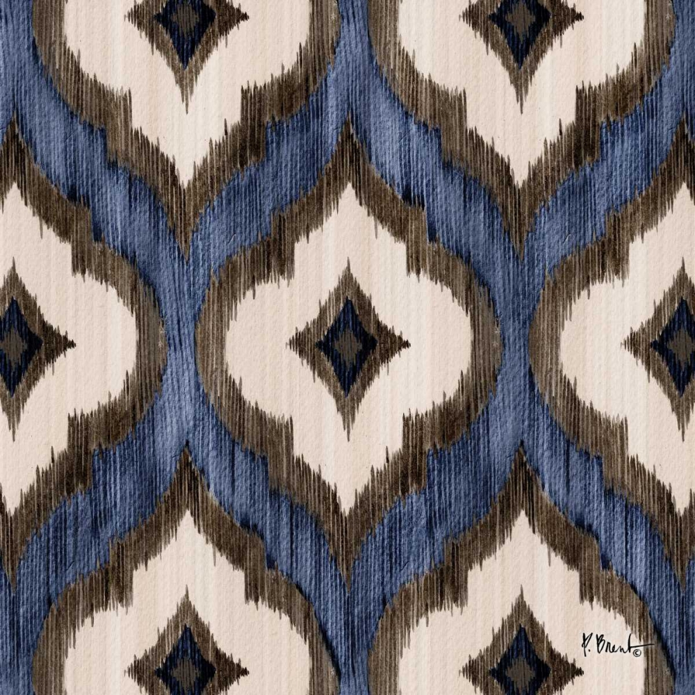 Indigo Ikat I art print by Paul Brent for $57.95 CAD