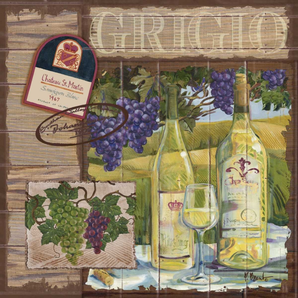 Wine Country Collage I art print by Paul Brent for $57.95 CAD