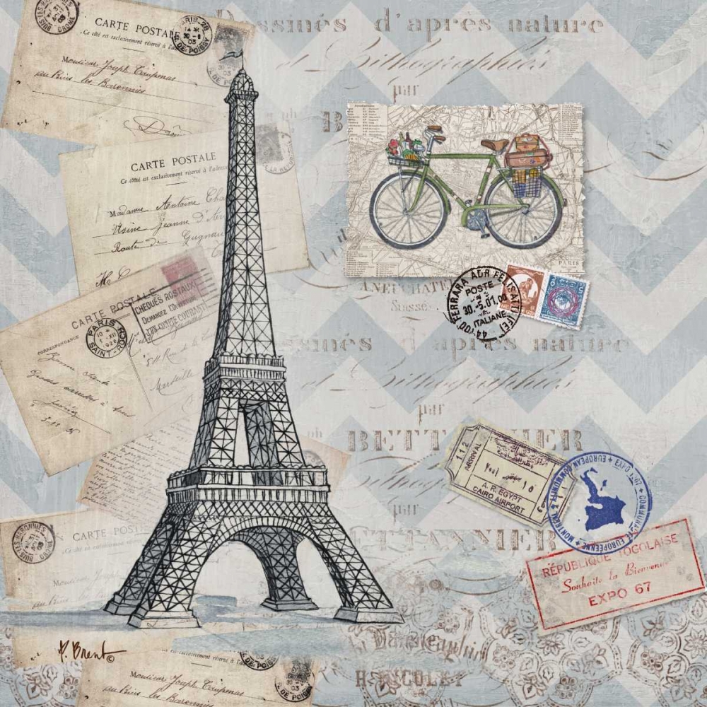 Bon Voyage I art print by Paul Brent for $57.95 CAD